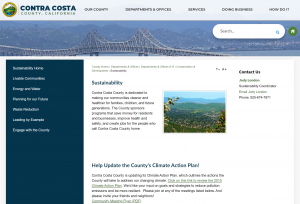 Contra Costa - Sustainability